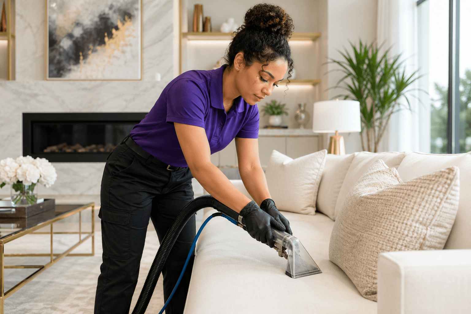 Upholstery Cleaning — YXE Pristine service preview