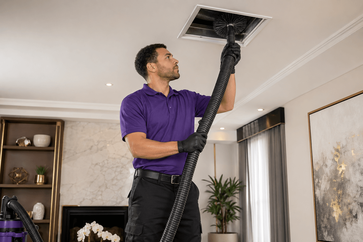 Air Duct Cleaning — YXE Pristine service preview