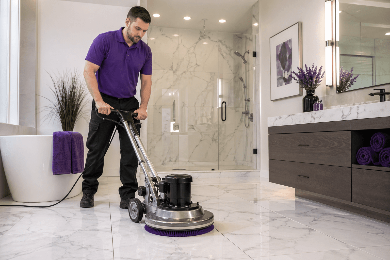 Tile & Grout Cleaning — YXE Pristine service preview